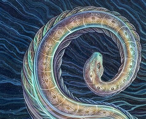 “The Celestial Serpent” – A Journey Through Cosmic Symbology and Vibrant Pigmentations!