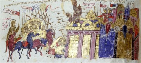 The Conquest of Constantinople, A Miniature Masterpiece Illustrating Ottoman Triumph and Byzantine Decline!