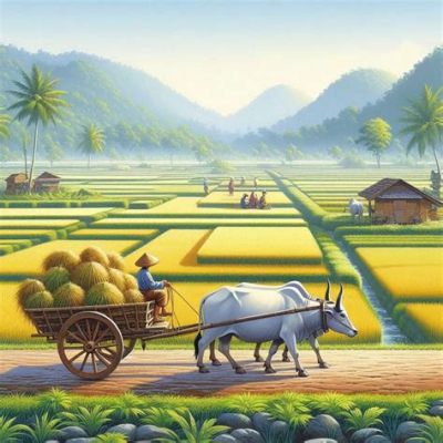 “The Landscape with Oxen” - A Majestic Tapestry of Nature and Rustic Life!