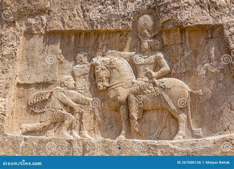 The Triumph of Shapur I Over Valerian, Emperor of Rome!  